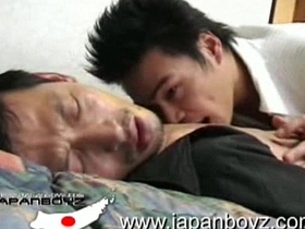 3 Japanese boys in kinky ass play and fuck action gay asian bottom porn