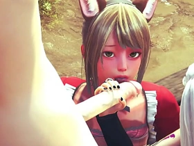 Yaoi Femboy - Threesome Femboys Hard Sex - Sissy crossdress Japanese Asian Manga Anime Game Porn Gay chinese shemale fuck gay porn