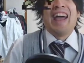 JAPANESE UGLY BASTARD NUTS IN HIS PANTS AFTER TALKING TO GIRL gay porn twink japan