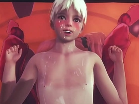 Yaoi femboy Kitten POV Handjob and fucked in his room - Japanese sissy boy taiwanese gay couple porn