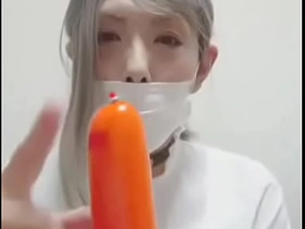 女装子 - ちあみ おしりでソーセージを食べます gay porn asian bus