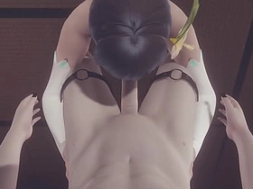 Genshin Impact Yaoi - Venti Arcont Blowjob with POV (uncensored) - Japanese asian manga anime game porn gay sissy chinese dom gay porn twitter