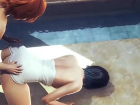 Genshin Impact - Venti Hardsex a public bath - Sissy crossdress Japanese Asian Manga Anime Game Porn Gay chinese gay porn flip