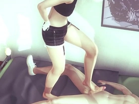 Yaoi Femboy - Alan is a naugthy cat boy plays with his hands and feet - Japanese asian manga anime 3D sissy gay porn korean teen boy gay porn