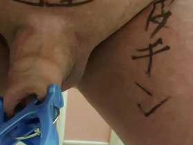 洗濯バサミの入る包茎粗チンデブ　その2 mexican and chinese gay porn