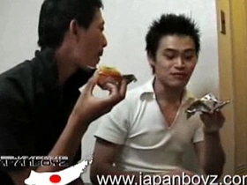 3 Japanese twinks finger fucking and sucking cock taiwanese muscle gay porn