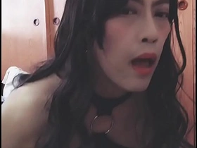 Chinese crossdresser 3 masturbates hot chinese tranny gay porn
