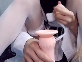 伪娘的跳蛋高潮，和口交示范 korean spa gay porn