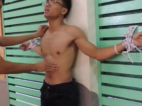 Asian boy gutpunch gym gay porn asian