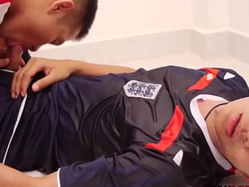 Asian stud barebacked by pissing gay after sucking dick gay porn japan blowjob