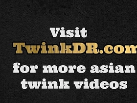 Slim Asian bottom bareback nailed from behind by doctor gay porn cum asian