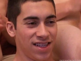 Young Threesome Cock Suckers Eat Their Cum japanese family gay porn