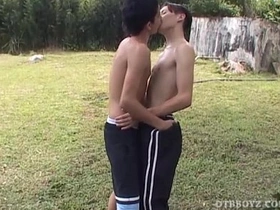 Young Latinos Mario and Leonardo Fuck Outdoors japanese muscle daddy gay porn