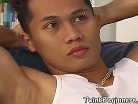 Sexy Asian twink loves jerking off japanese gay amateur porn