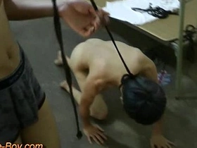 Slim Horny Slave Boy Doggy Trainning gay chinese porn jussken2013