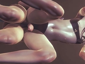 Yaoi Femboy - Kuki Fucked twice 2 creampies - Sissy crossdress Japanese Asian Manga Anime Game Porn Gay gay porn daddy japan