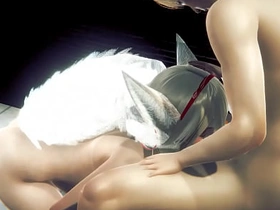 Yaoi Femboy - Sexy Foxboy Having sex in a public toilet - Sissy crossdress Japanese Asian Manga Anime Film  Game Porn Gay chinese cheating gay porn