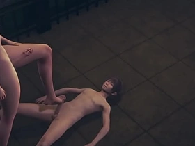 Genshin Impact Yaoi - Venti Blowjob and Footjob - Sissy crossdress Japanese Asian Manga Anime Game Porn Gay asian coach gay porn