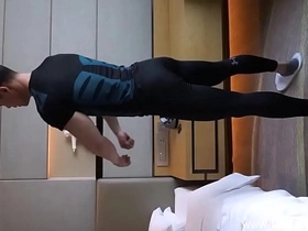 Asian Muscle Jock Gets Naked asian gay group porn