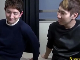 Asian twink rides cock japanese gay porn vintage